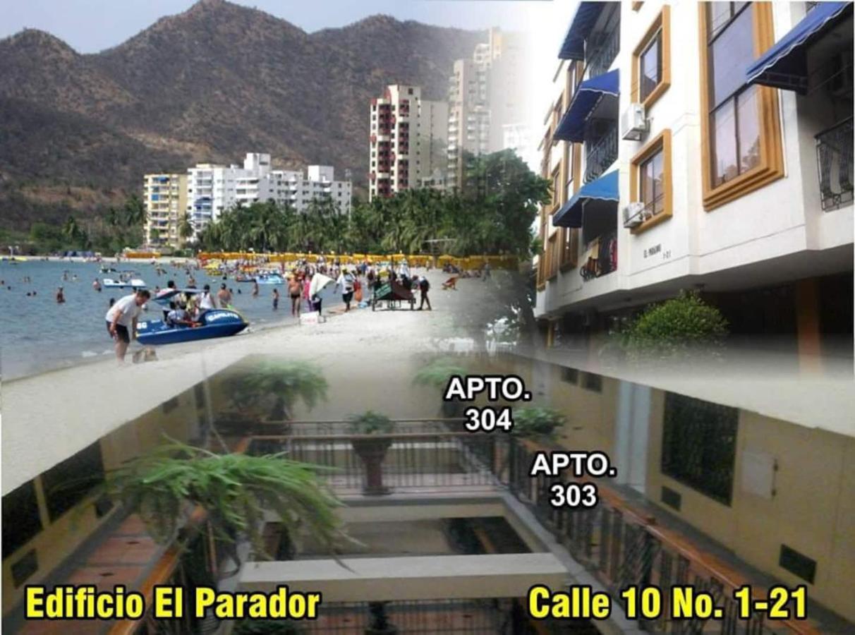 Acogedor Apartamento A 15 Metros Del Mar Santa Marta  Exterior foto